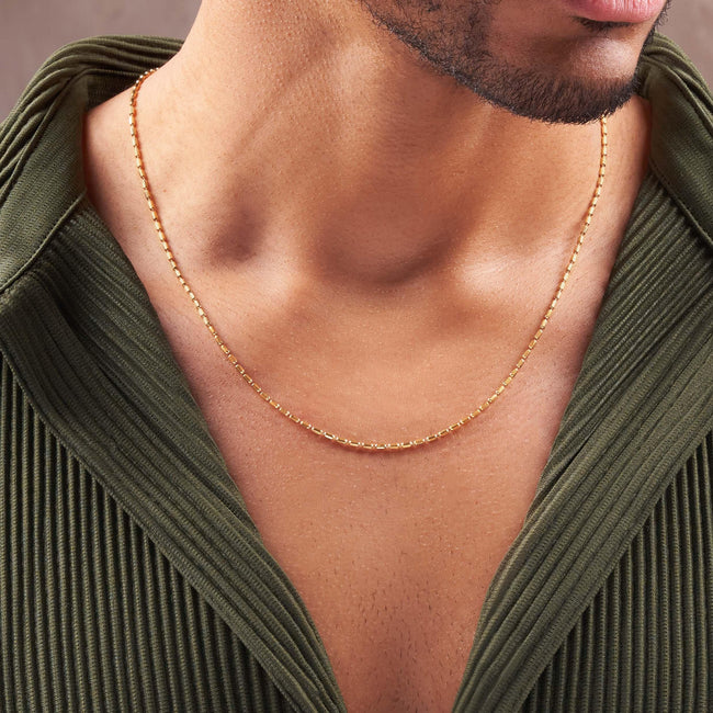 Infinite Energy - Diamond Cut Gold Necklace