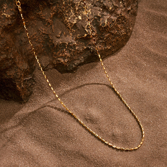 Infinite Energy - Diamond Cut Gold Necklace