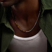 Elevated Fortitude Tiger’s Eye Silver Chain