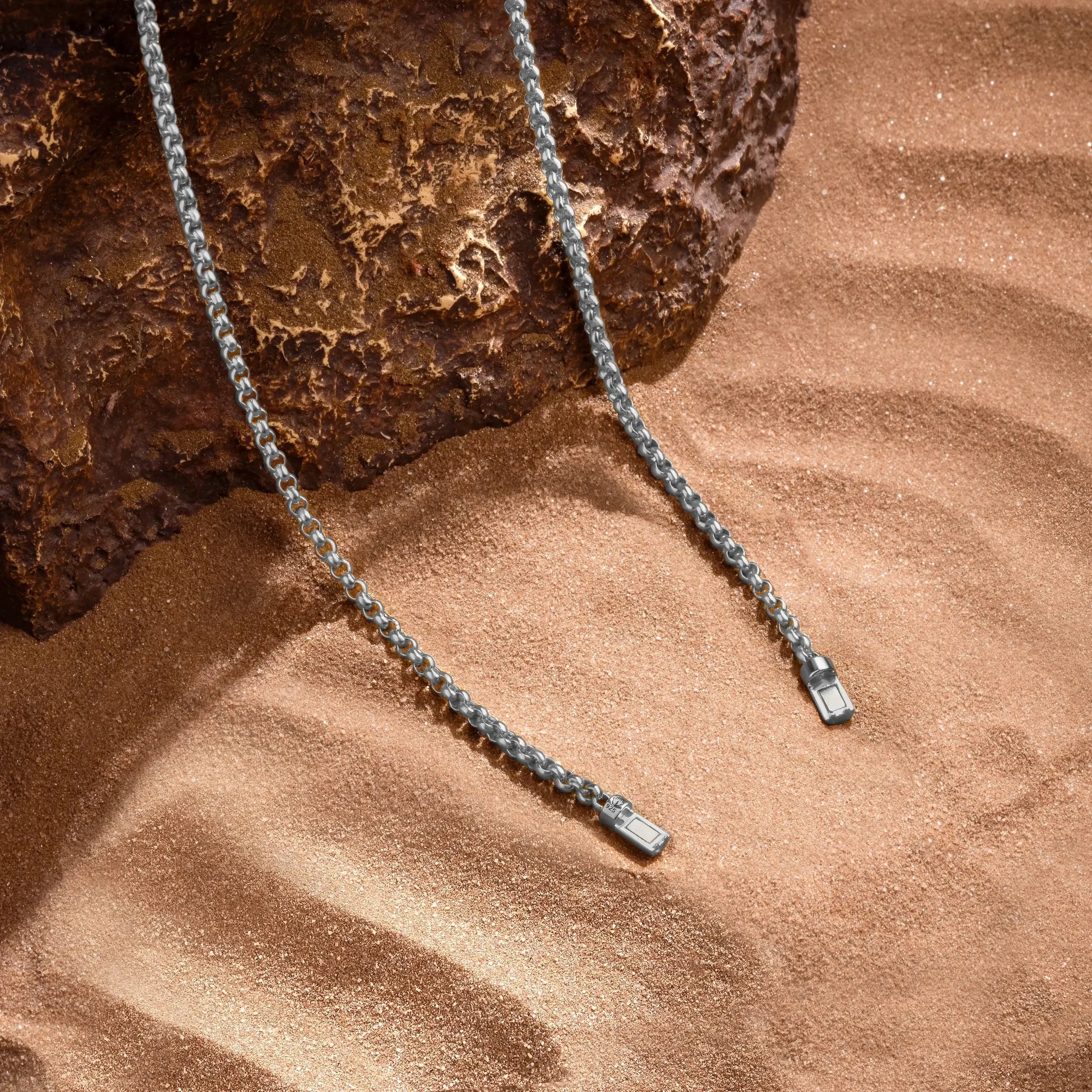 Illuminated Purpose Silver Chain