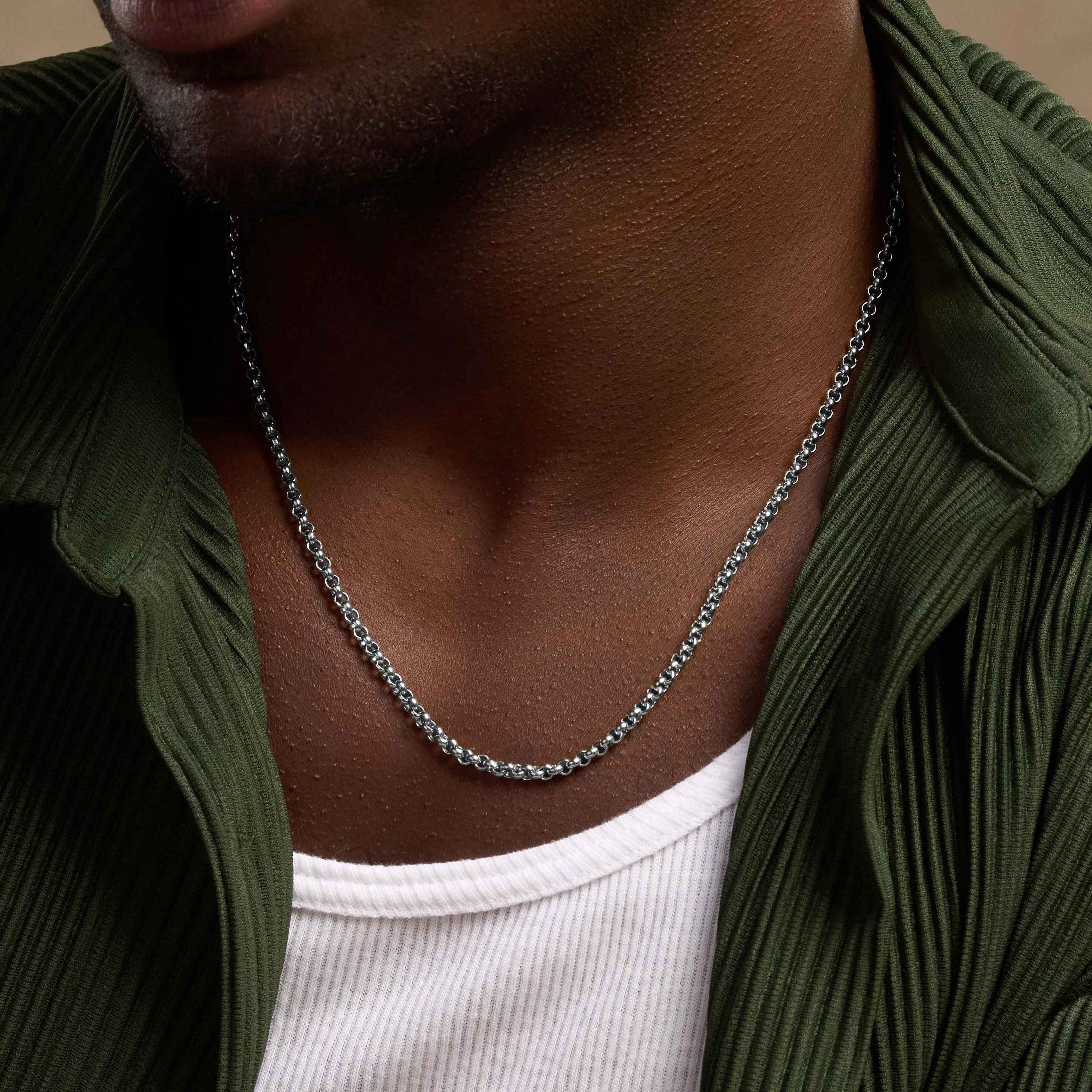 Illuminated Purpose Silver Chain