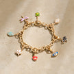 Love’s Protection - Heart with Evil Eye Gold Charm