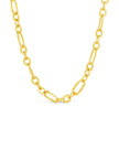 Elysia Delicate Mixed Link Chain Necklace