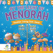 By the Light of the Menorah Hanukkah Coloring Book Jewish