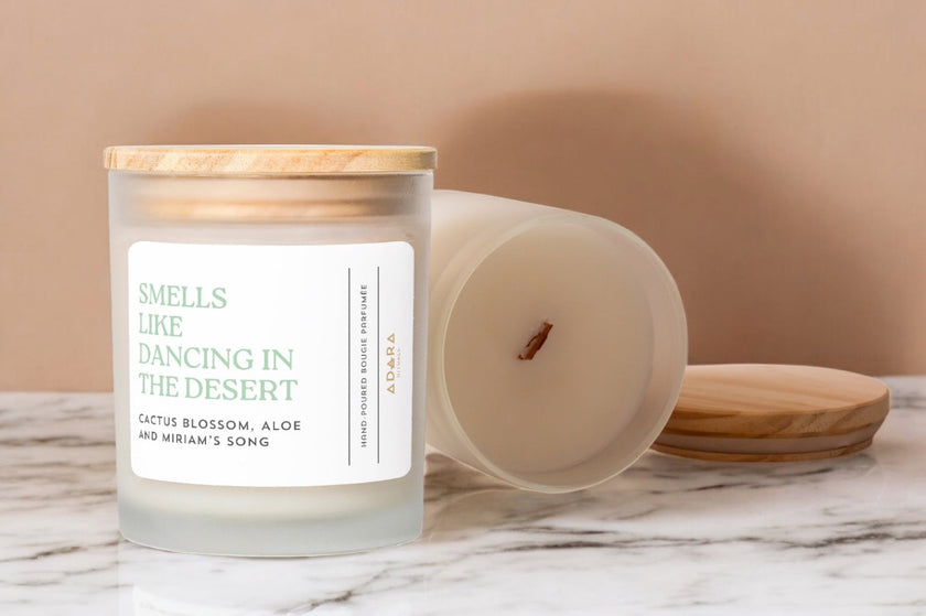 Smells Like Dancing In The Desert - Cactus Blossom, Aloe, and Miriam's Song Scented Candle