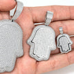 Hand Of God Hamsa Pendant 925 Sterling Silver