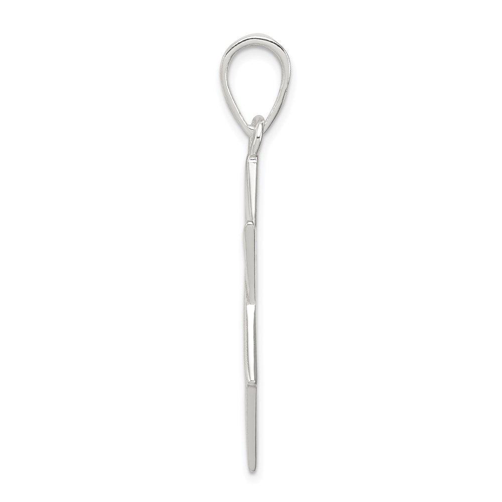 Sterling Silver Large Star Of David Pendant, 28 x 45mm