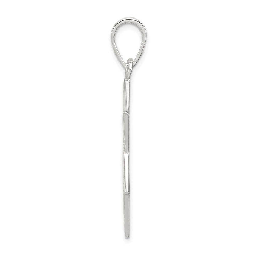 Sterling Silver Large Star Of David Pendant, 28 x 45mm