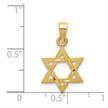 14k Yellow Gold Small Star of David Charm