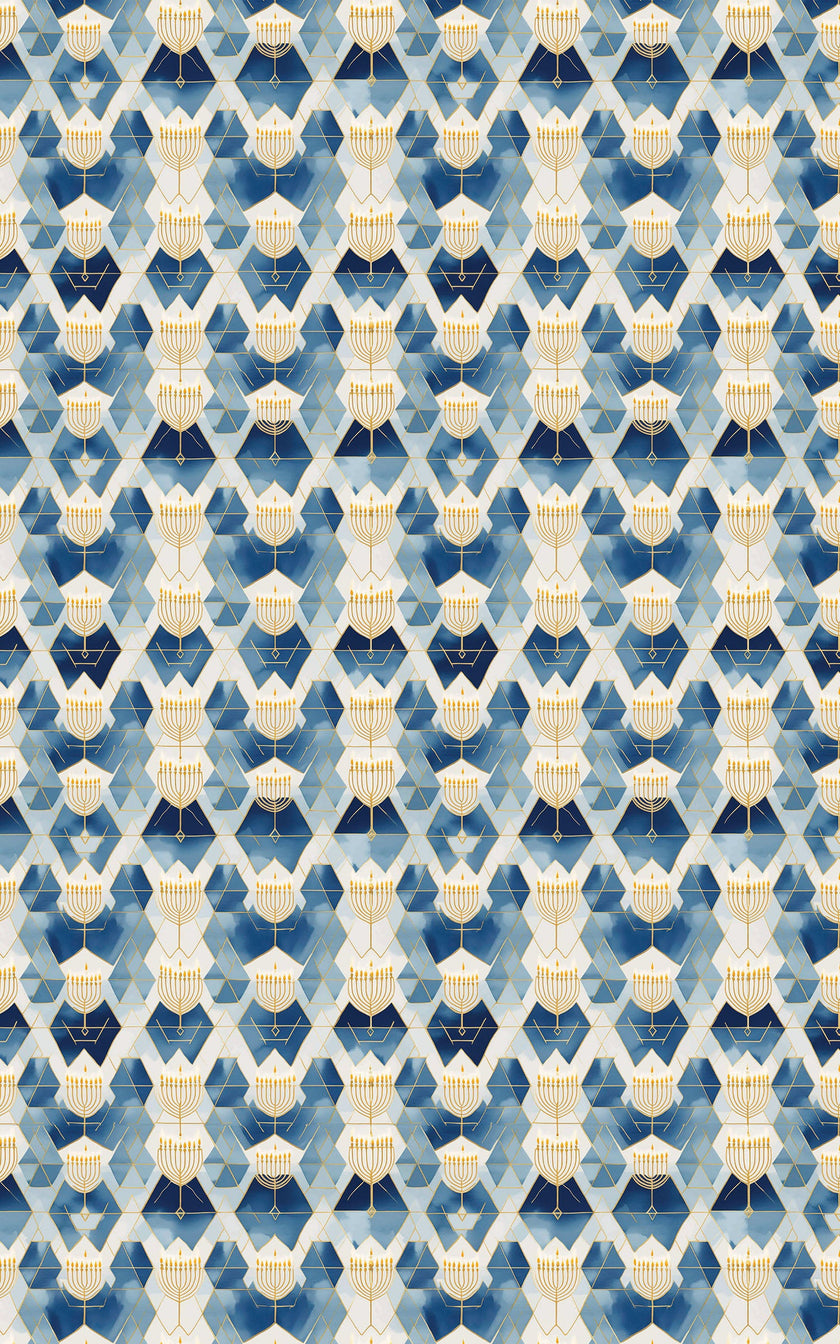 Menorah Dreams and Gilded Beams