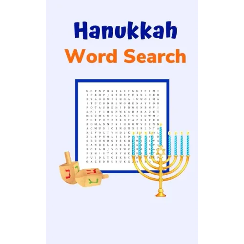 Hanukkah Word Search: Puzzle Book for Adults and Teens with Solutions