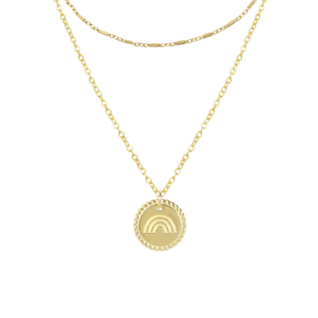 Rainbow Necklace Set