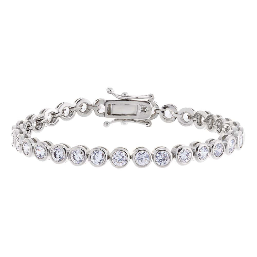 Bezel Tennis Bracelet