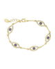 Evil Eye Bracelet with CZ