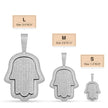 Hand Of God Hamsa Pendant 925 Sterling Silver