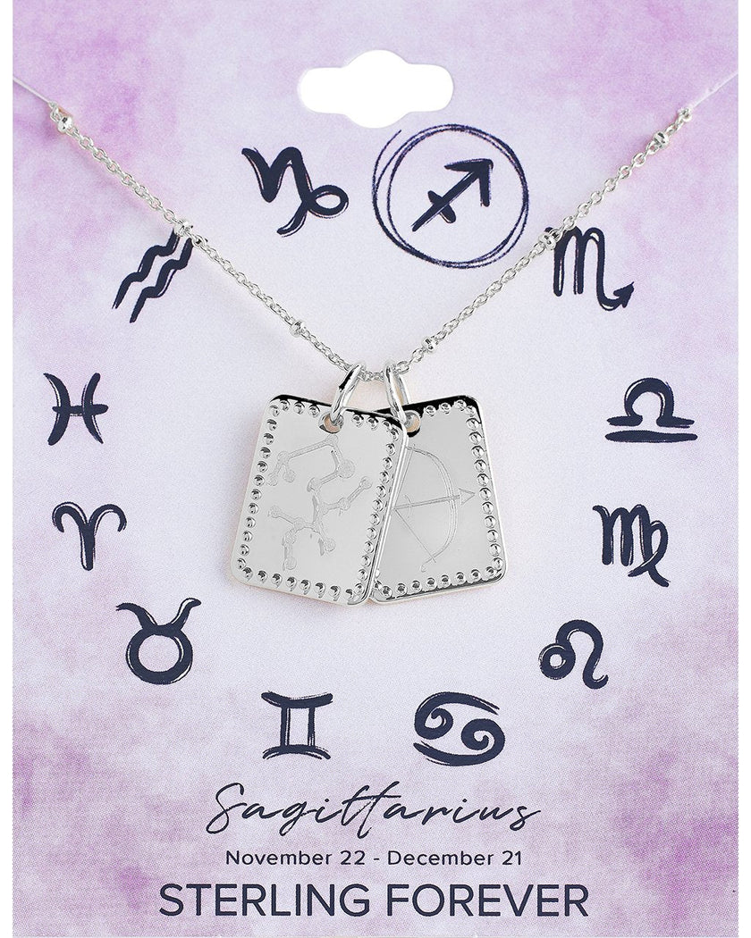 Zodiac Tag Necklace
