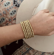 NEW 5mm Gold Bead Bracelet