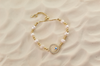 Evil Eye Pearl Beaded Bracelet Set Adjustable Evil Eye Bracelet