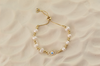 Evil Eye Pearl Beaded Bracelet Set Adjustable Evil Eye Bracelet