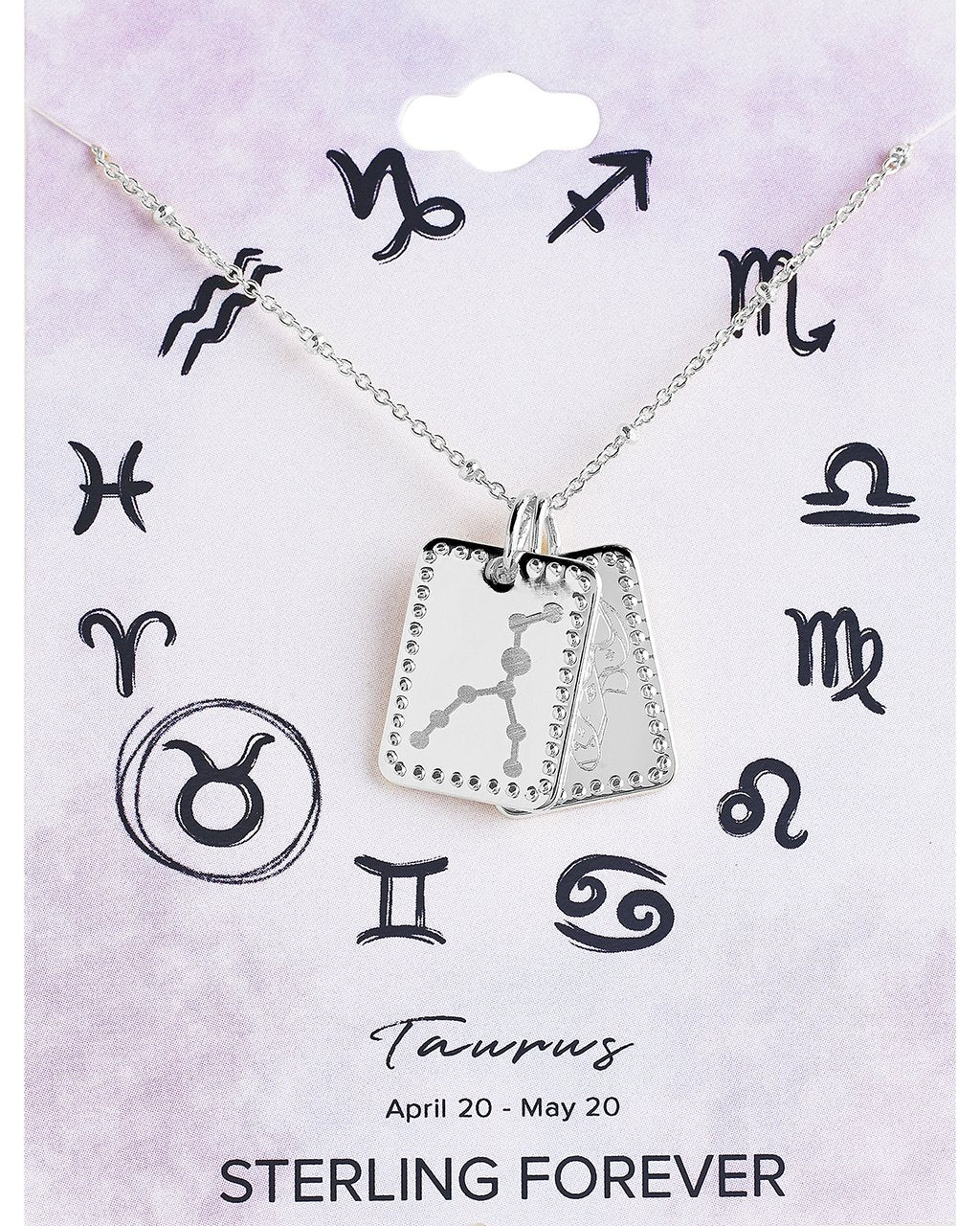 Zodiac Tag Necklace