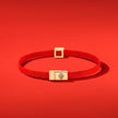 Ethereal Insight Men's Evil Eye Red String Bracelet