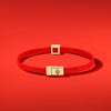 Ethereal Insight Men's Evil Eye Red String Bracelet