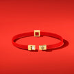 Ethereal Insight Men's Evil Eye Red String Bracelet