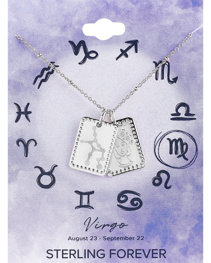 Zodiac Tag Necklace