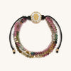 Peaceful Guidance - Tourmaline Hamsa Charm Bracelet