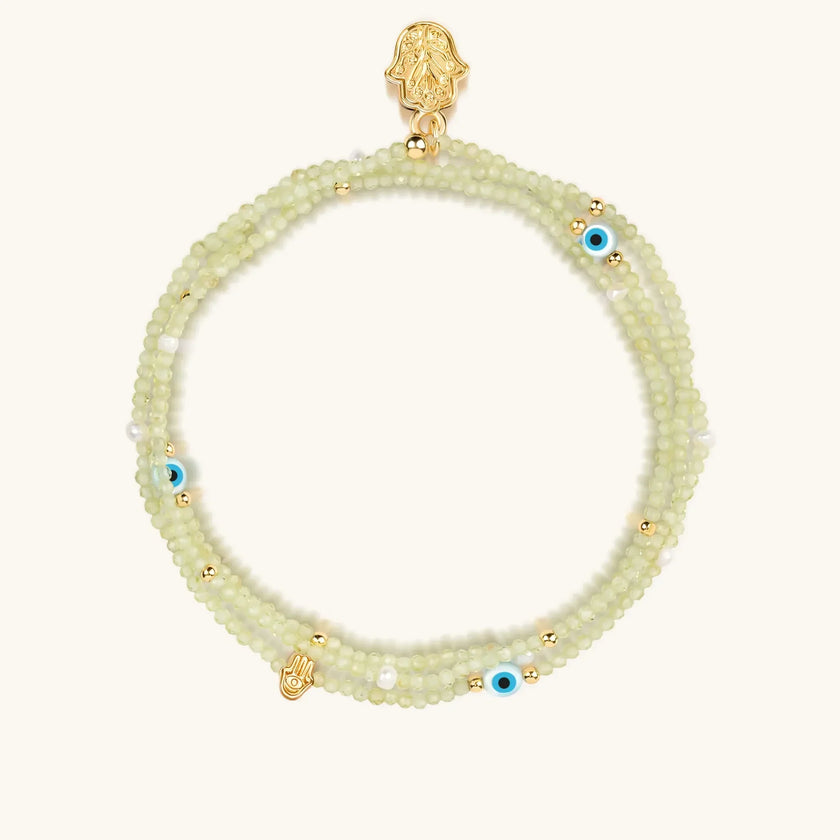 Enthusiastic Spirit - Peridot August Birthstone Wrap