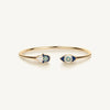 Positive Light - Enamel Hamsa Evil Eye Cuff