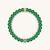 Vital Harmony - Emerald Agate May Birthstone Evil Eye Bracelet