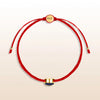Essential Peacefulness - Red String Navy Enamel Evil Eye Charm Bracelet