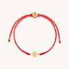 Bright Hope - Red String Star of David Charm Bracelet