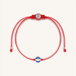 Super Guardian - Navy Enamel Evil Eye Red String Bracelet