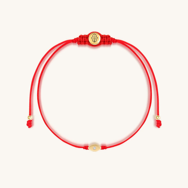 Watchful Wisdom - Evil Eye Red String Bracelet