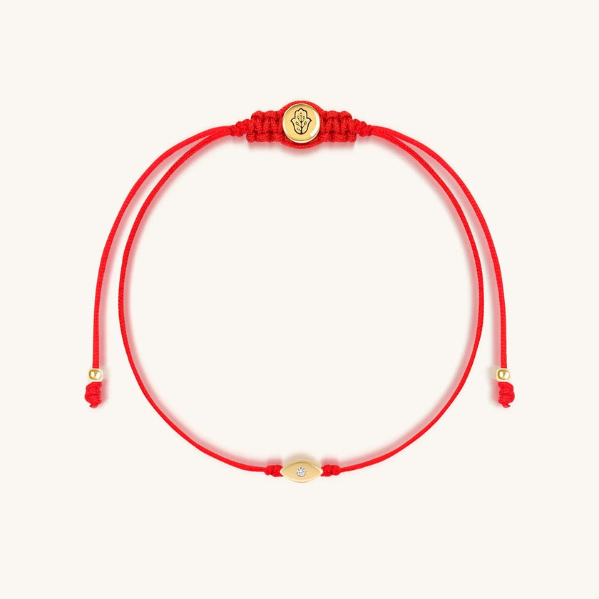 Watchful Wisdom - Evil Eye Red String Bracelet