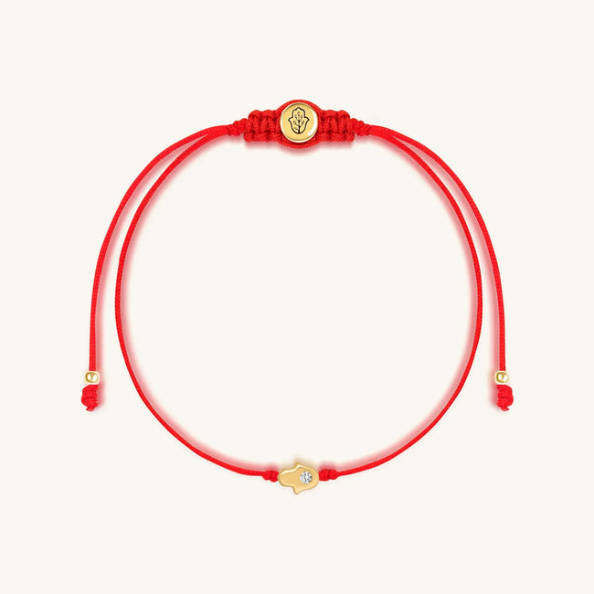 Peace Keeper - Hamsa Red String Bracelet