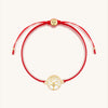 Branching Destiny - Red String Tree of Life Charm Bracelet