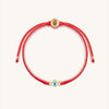 Safe Approach - Red String Evil Eye Charm Bracelet