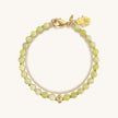 Enlightened Soul - Buddha Jade Gold Chain Bracelet