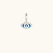 Enchanting Light Silver Evil Eye Charm