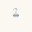 Enchanting Light Silver Evil Eye Charm