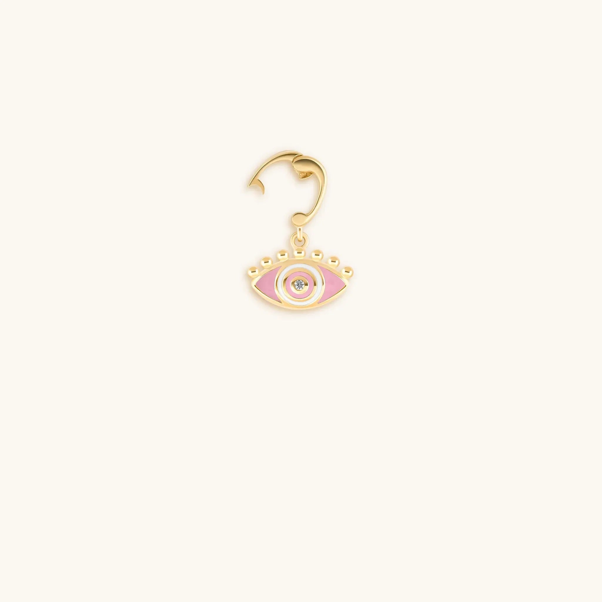 Roseate Guardian Evil Eye Charm