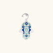 Safe & Sound - Silver Patterned Hamsa Charm