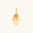Glory & Grace - Gold Patterned Hamsa Charm