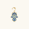 Glory & Grace - Gold Patterned Hamsa Charm