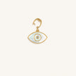Vigilant Dreamer Evil Eye Mother of Pearl Engravable Charm
