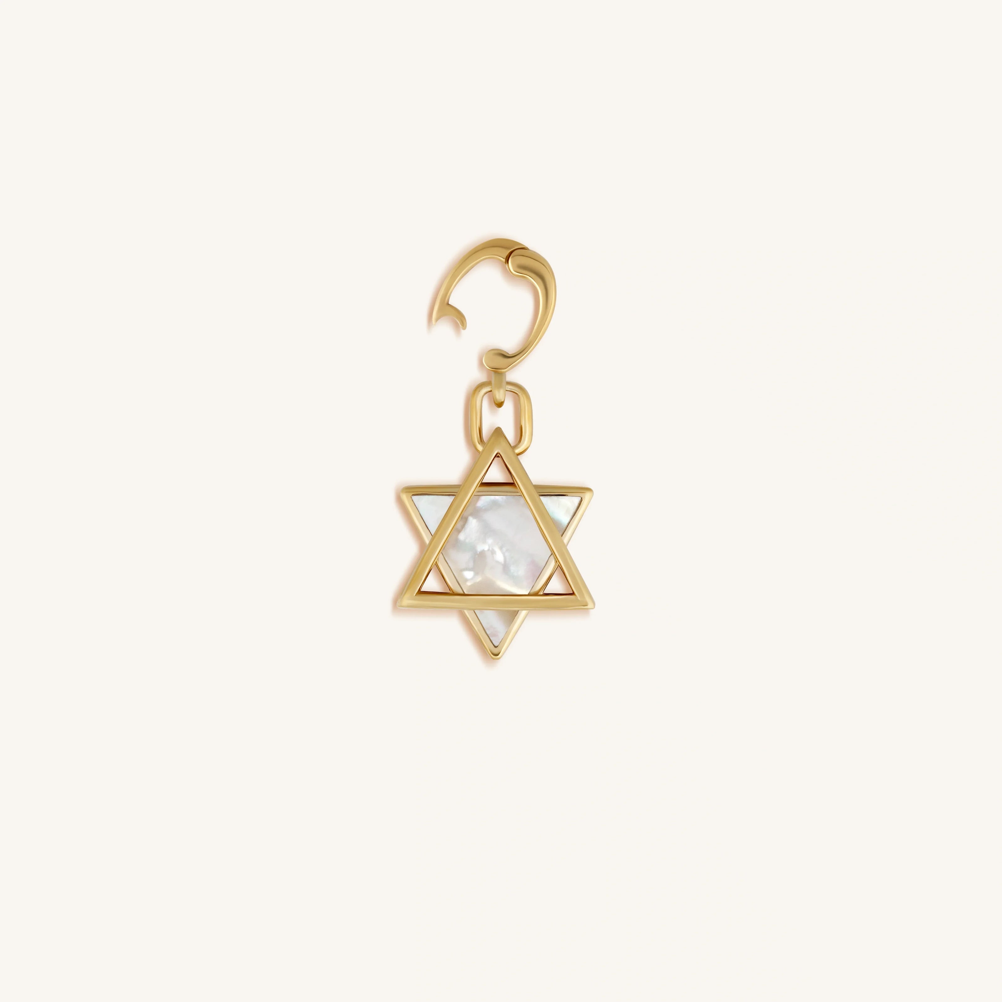 Timeless Wisdom Star of David Mother of Pearl Charm