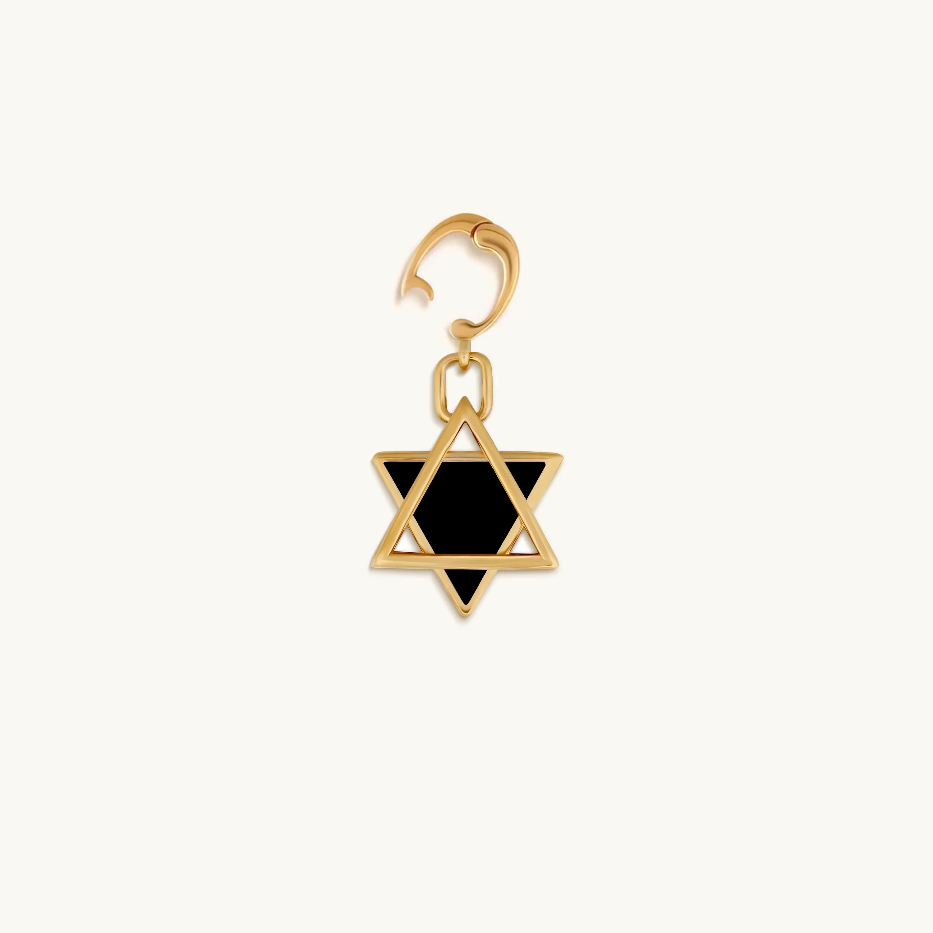 Faithful Discernment Black Onyx Star of David Pendant